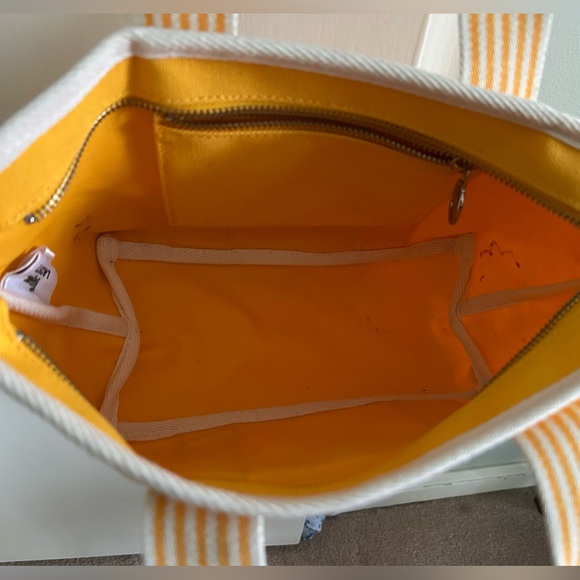 Lacoste Sunny Yellow Mini Tote Bag - Picture 2 of 3